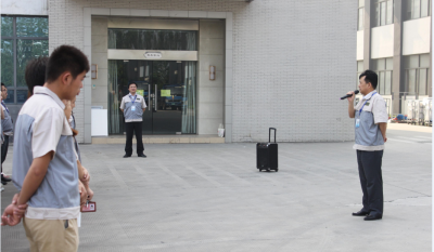 彩晶事业部起劲响应招呼，，，召开全事业部“清静活动月”发动大会