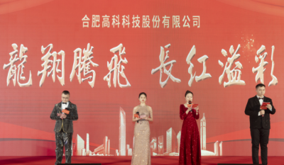 龙翔腾飞喜迎春，，，长红溢彩抖精神——合肥伟易博2024年会盛典